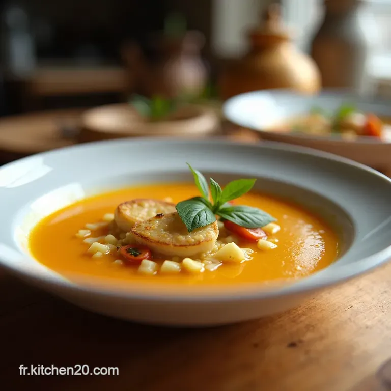 Velout&eacute; De Panais Aux Saintjacques Une Symphonie Dautomne presentation