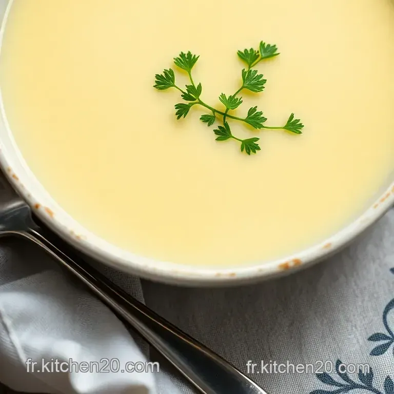 Velout&eacute; De Poireau: Un Classique &Agrave; La Maison presentation