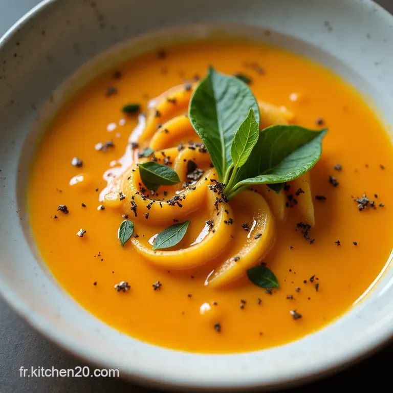 Velout&eacute; de Potimarron Douceur Automnale