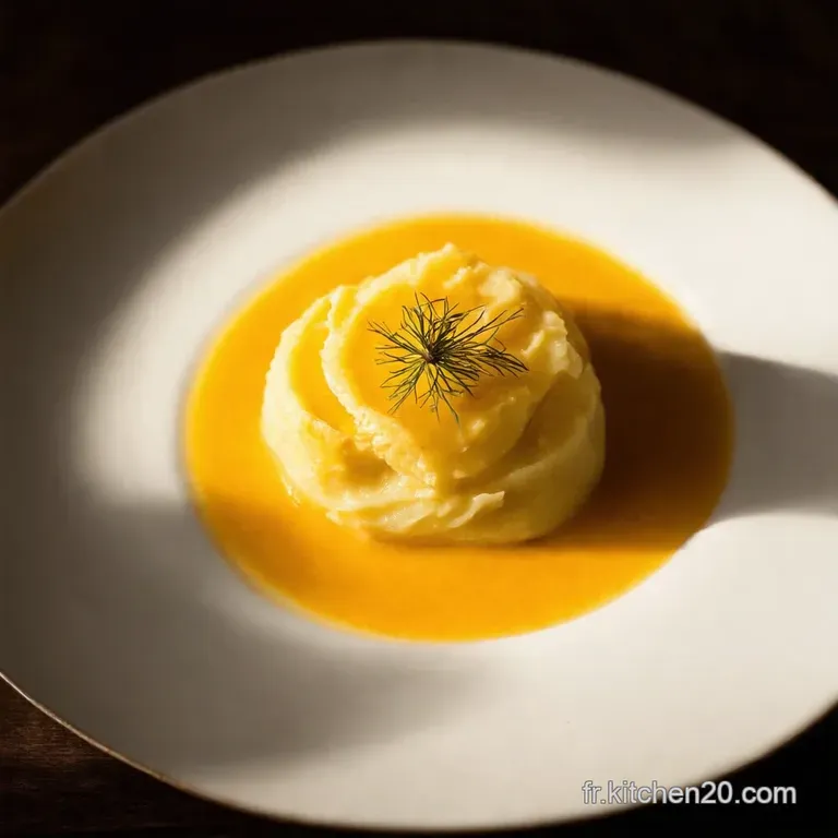 Velout&eacute; Doux dHiver Pur&eacute;e de Patate Douce et Ch&acirc;taignes &agrave; la Cr&egrave;me de Noisettes