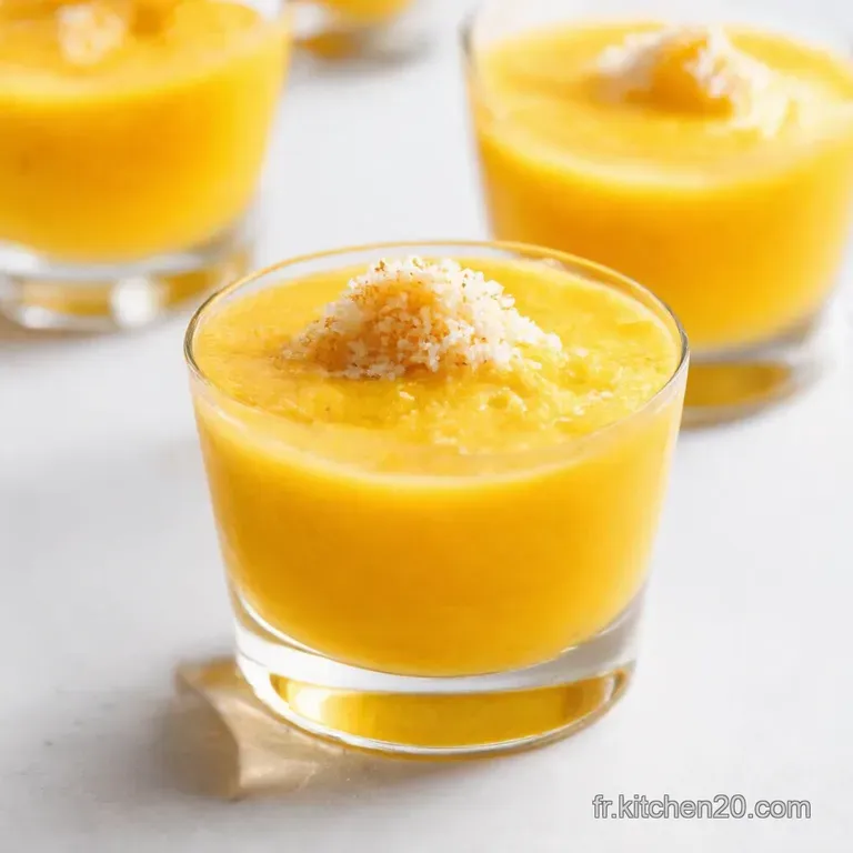 Verrines Mangue Coco Escapade Tropicale en Trois Couches