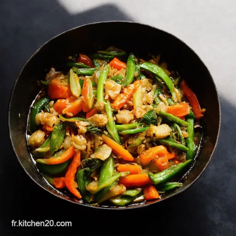 Wok de L&eacute;gumes Croquants &agrave; lOkara