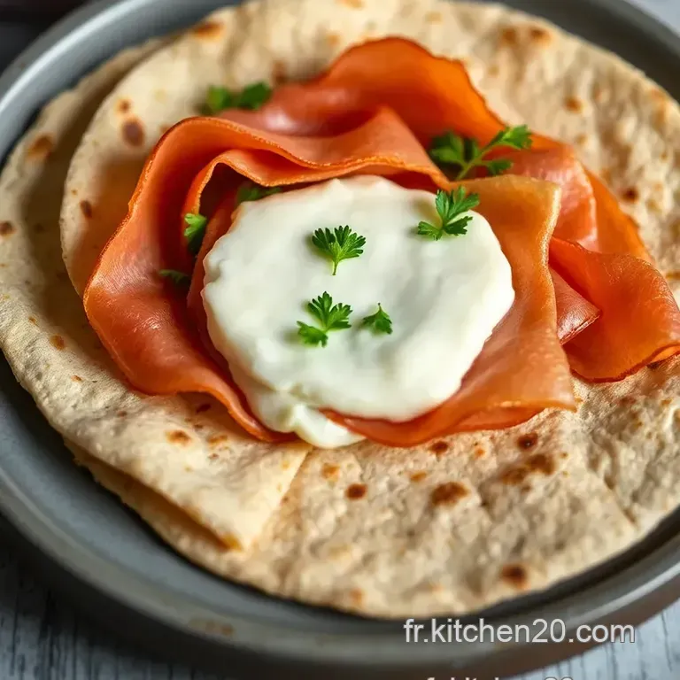 Wraps De Jambon Gourmands Et Frais presentation